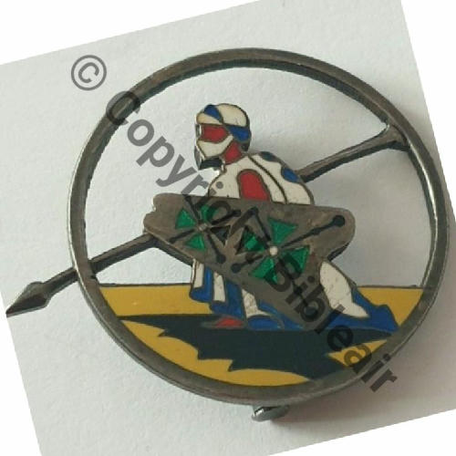 48 NH GLA.48 DAKAR  DrP Epingle Tube Dos lisse ARGENT grave 2Poincons argente Src.bijoux1vintage7 87Eur04.21 